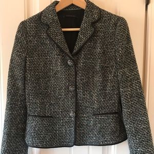 Elie Tahari jewelled tweed blazer